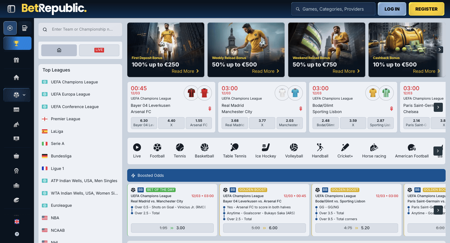BetRepublic Sportsbook
